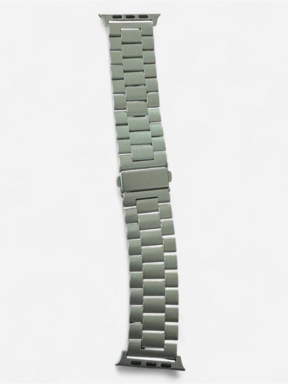 Men’s Stainless Steel Silver Link Watch Band for iWatches 42mm